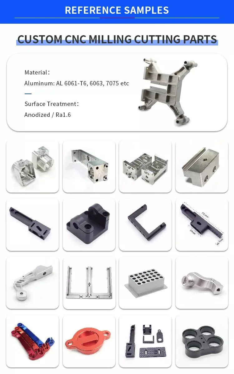OEM Machined Factory Machined Manufacturing Customized Aluminum Steel Metal CNC Milling Machining Service
