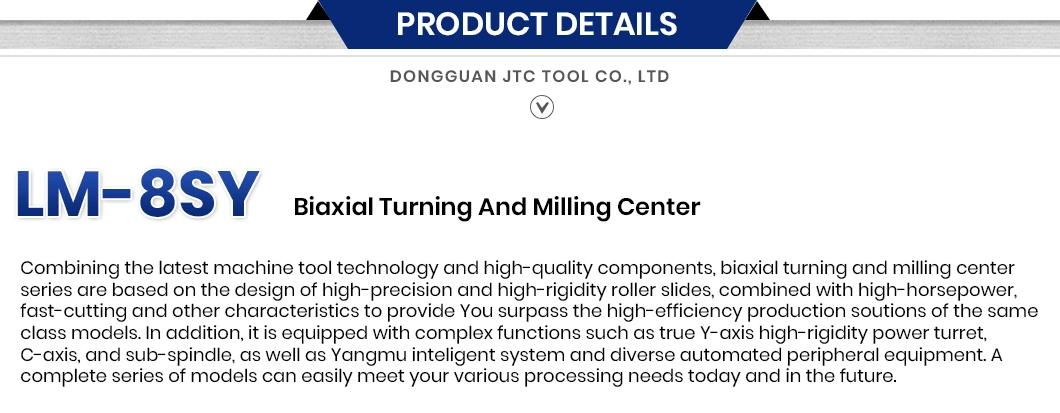 Jtc Tool Mini 3D CNC Machine China Factory CNC Mill Spindle 0.004mm Repeatability X/Y/Z Lm-8sy Milling Compound Center